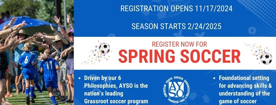 AYSO Atlanta Kids Soccer Spring Registration 